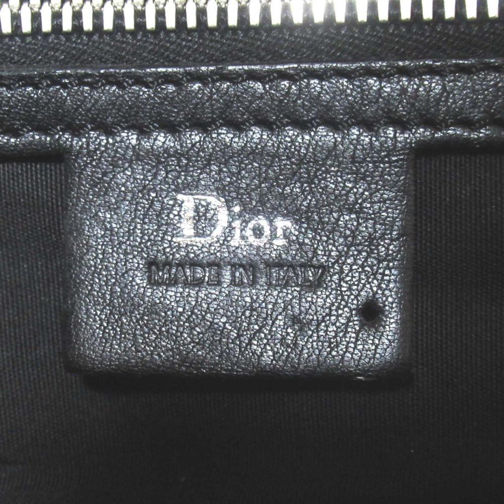 DIOR HOMME Leather Briefcase Business Bag with PC Pocket, Black, Men's — Like New