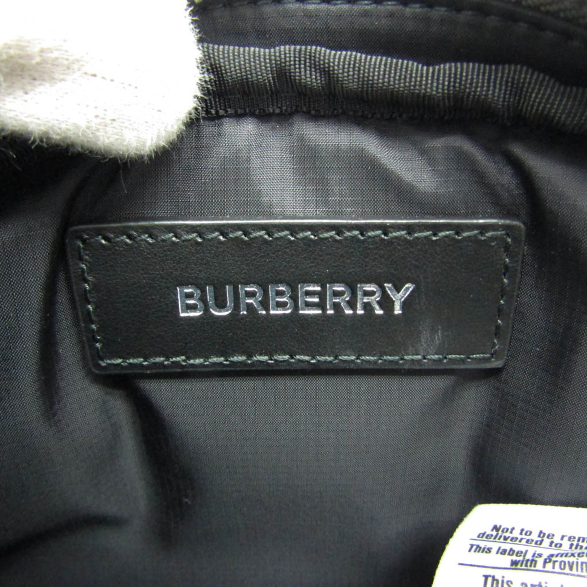 Burberry Canon 8052888 Men,Women Nylon Fanny Pack,Sling Bag Gray — Like New