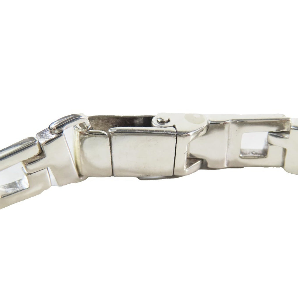 GUCCI G logo chain bracelet in 925 silver. Accessory jewelry for men and women.