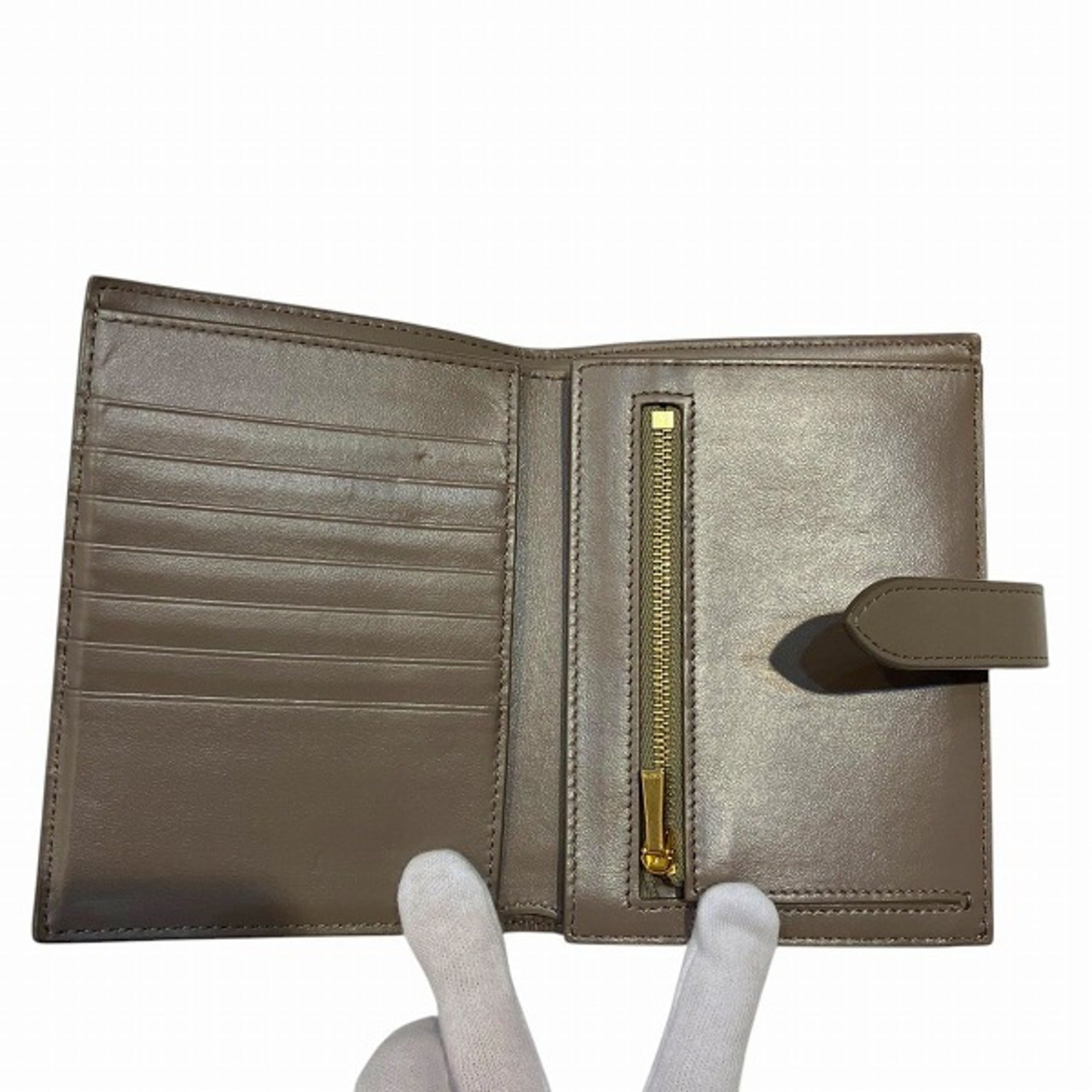 CELINE Medium Strap Wallet 10B643 Bi-fold wallet for women