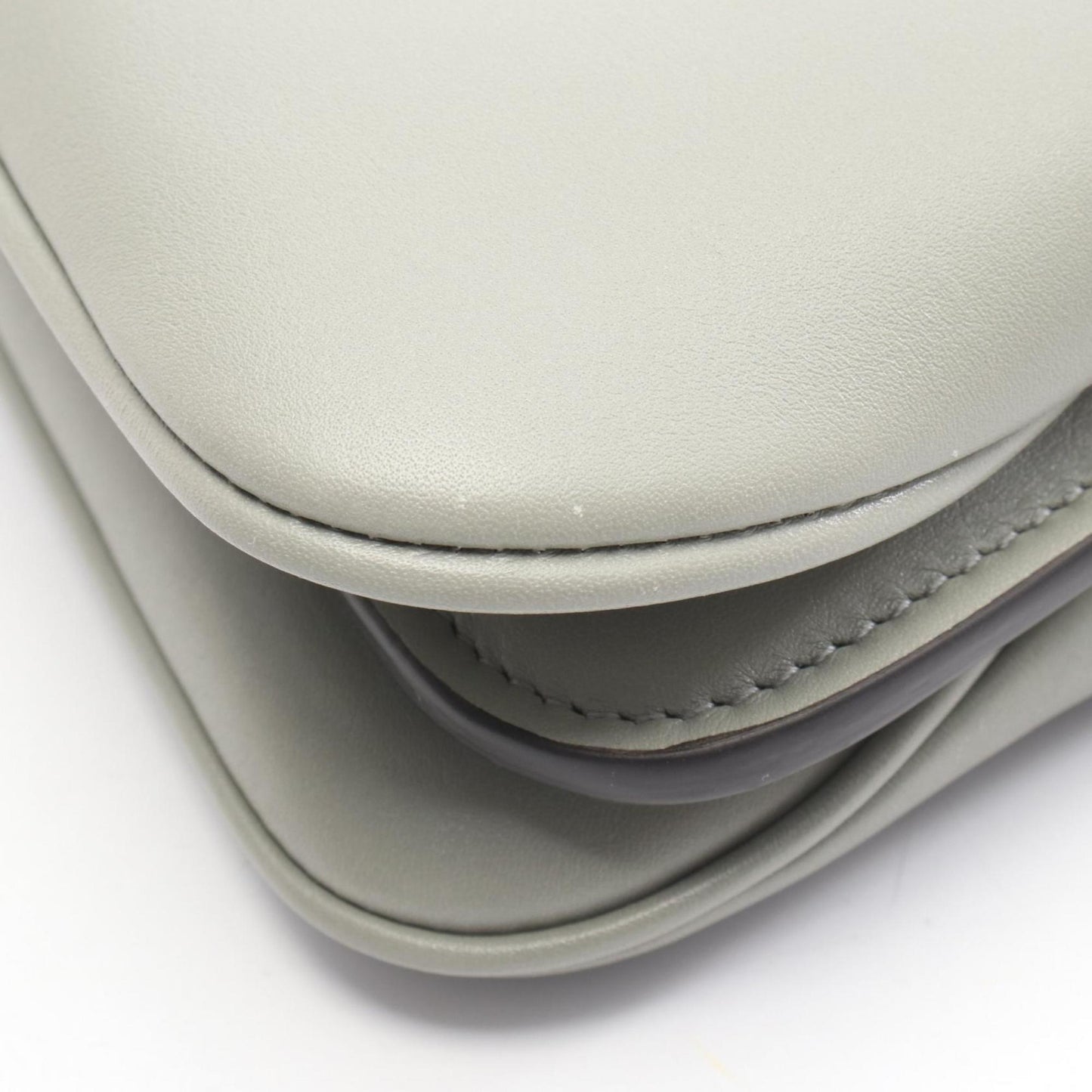 Fendi Peekaboo Soft Small Shoulder Bag, Leather, Women's, Green, 8BN365