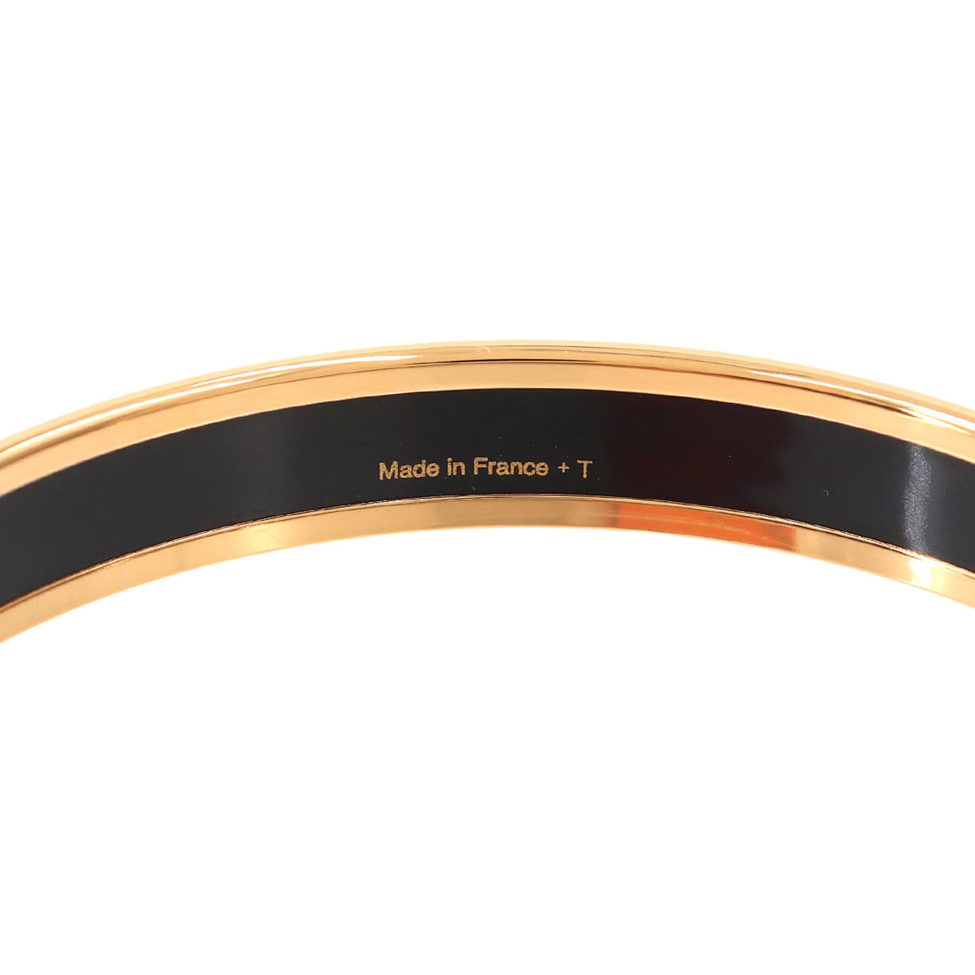 Hermes HERMES Email PM Bangle Bracelet Orange Gold — New - Store Return