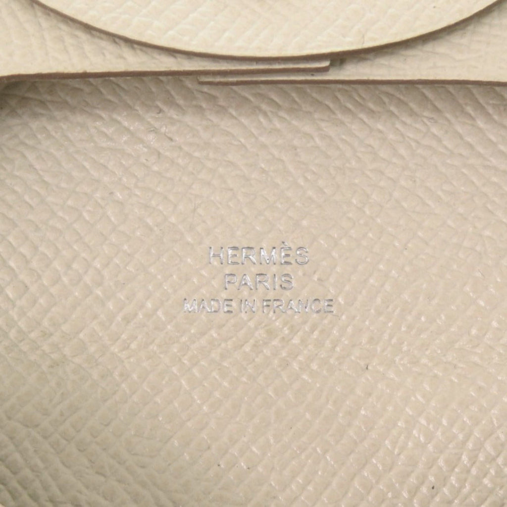 Hermes Excellent condition Hermès Bastia Epsom leather wallet with a "Y" stamp (2020 model) in white. Item number 0110.