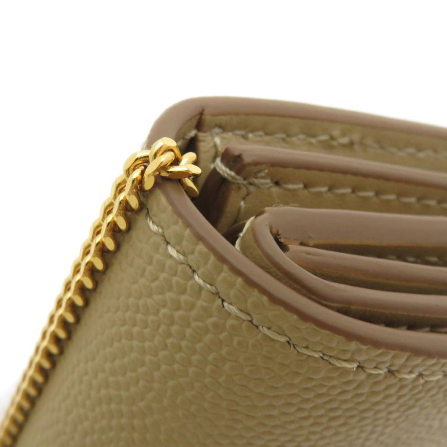 Burberry Coin Chain Wallet Wallet/Coin Case Calf Leather Women's