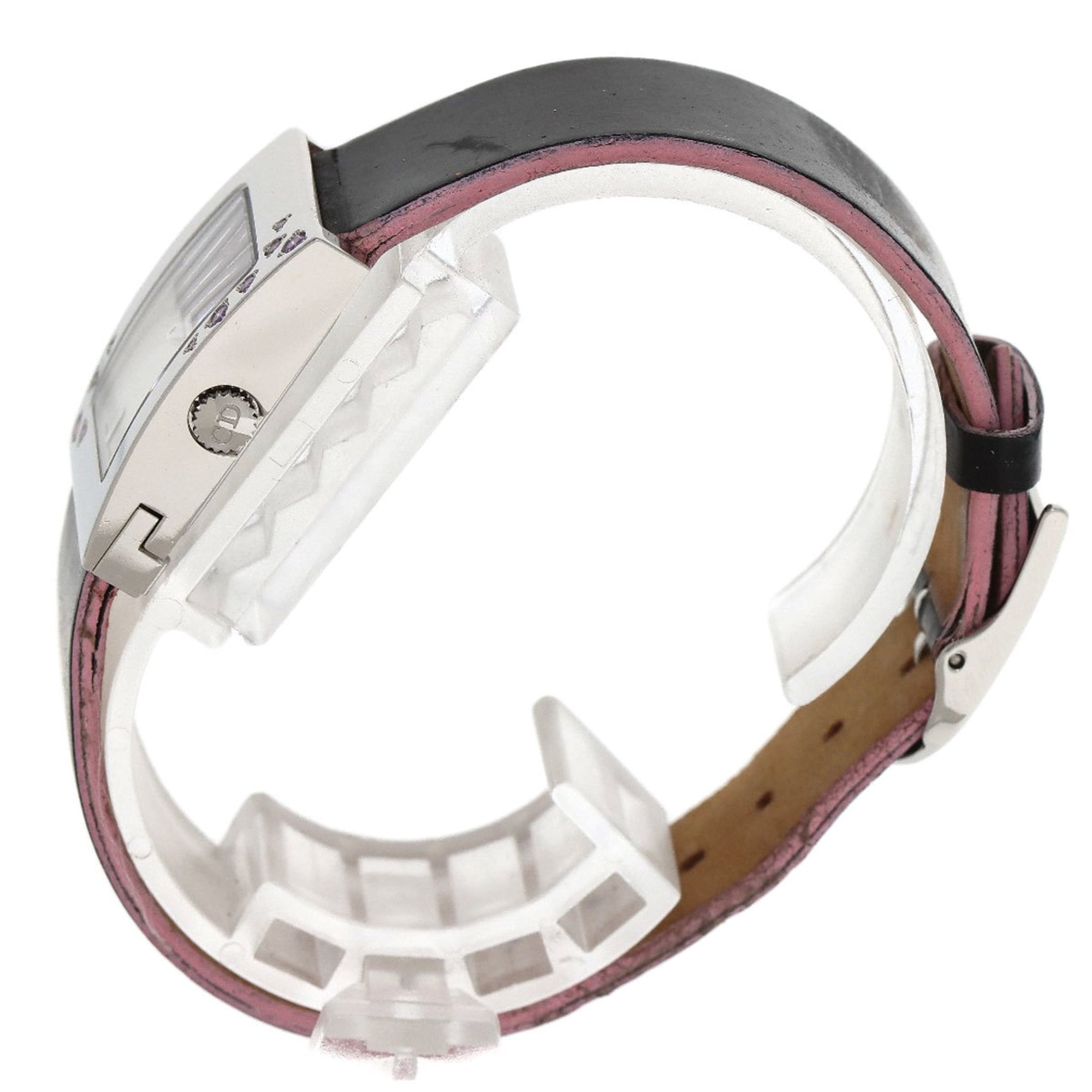 Christian Dior D78-1093 Malice Pink Sapphire Watch in Stainless Steel and Enamel for Women