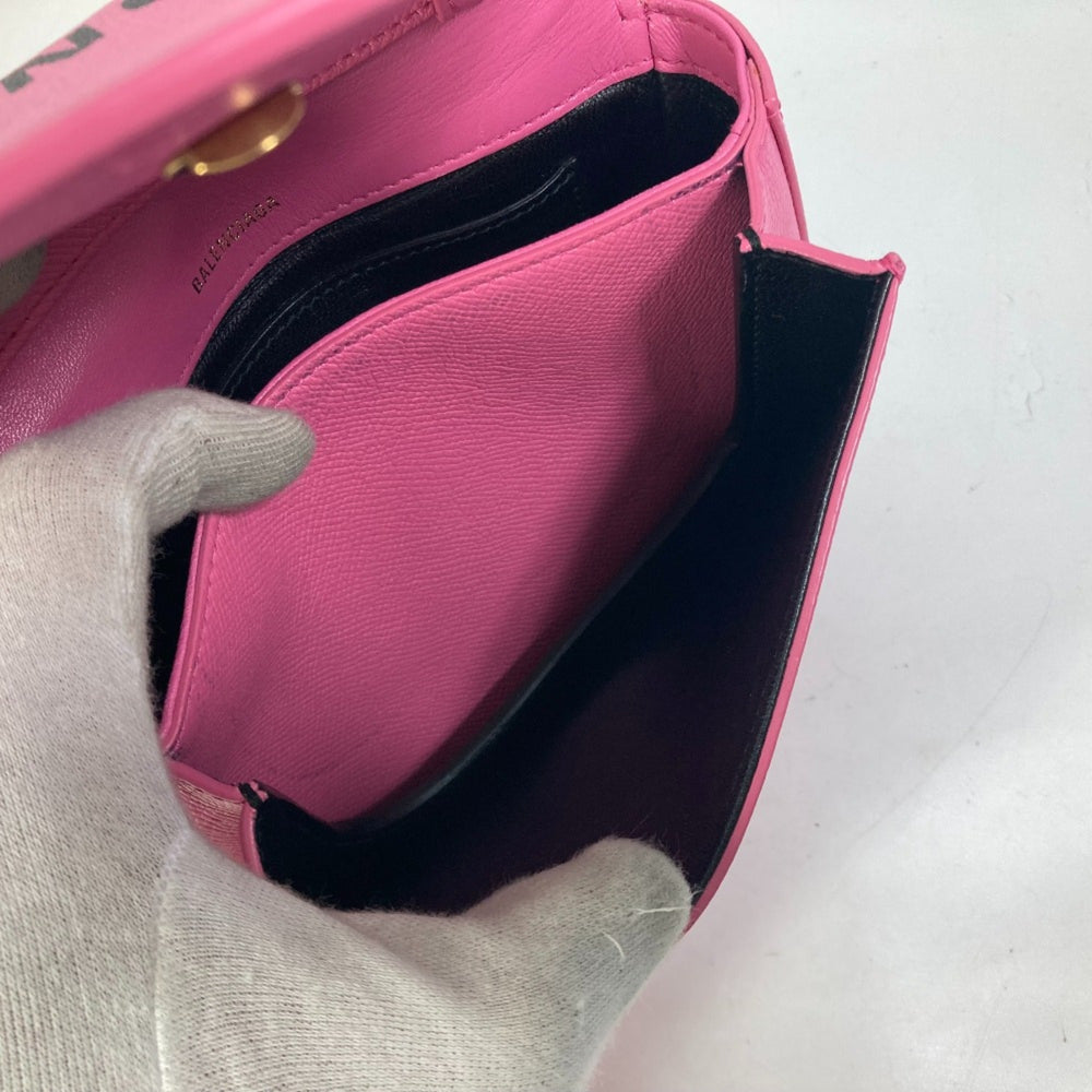 Balenciaga 550639 Pochette Crossbody bag Shoulder Bag pink Black — Like New