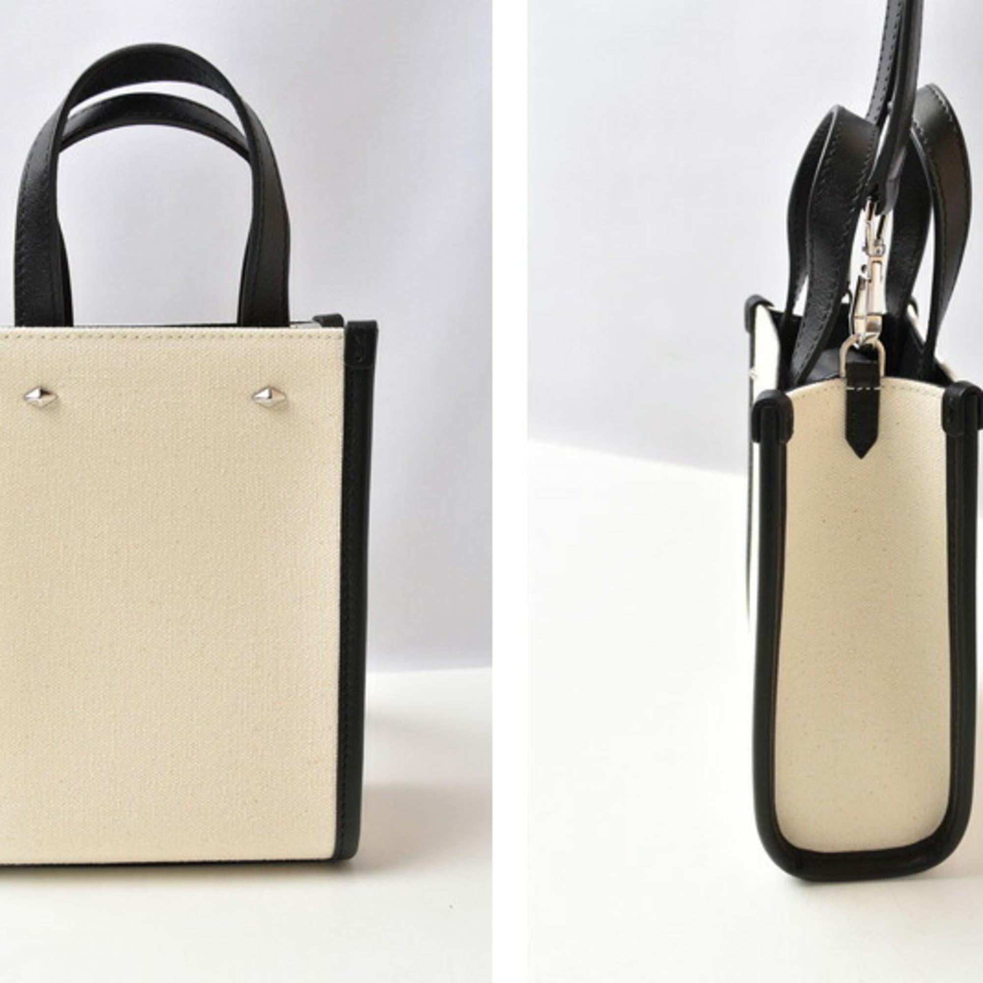 Unused Jimmy Choo Mini N/S Shoulder Bag/Crossbody Bag, Canvas/Leather, Women's — New - Store Return