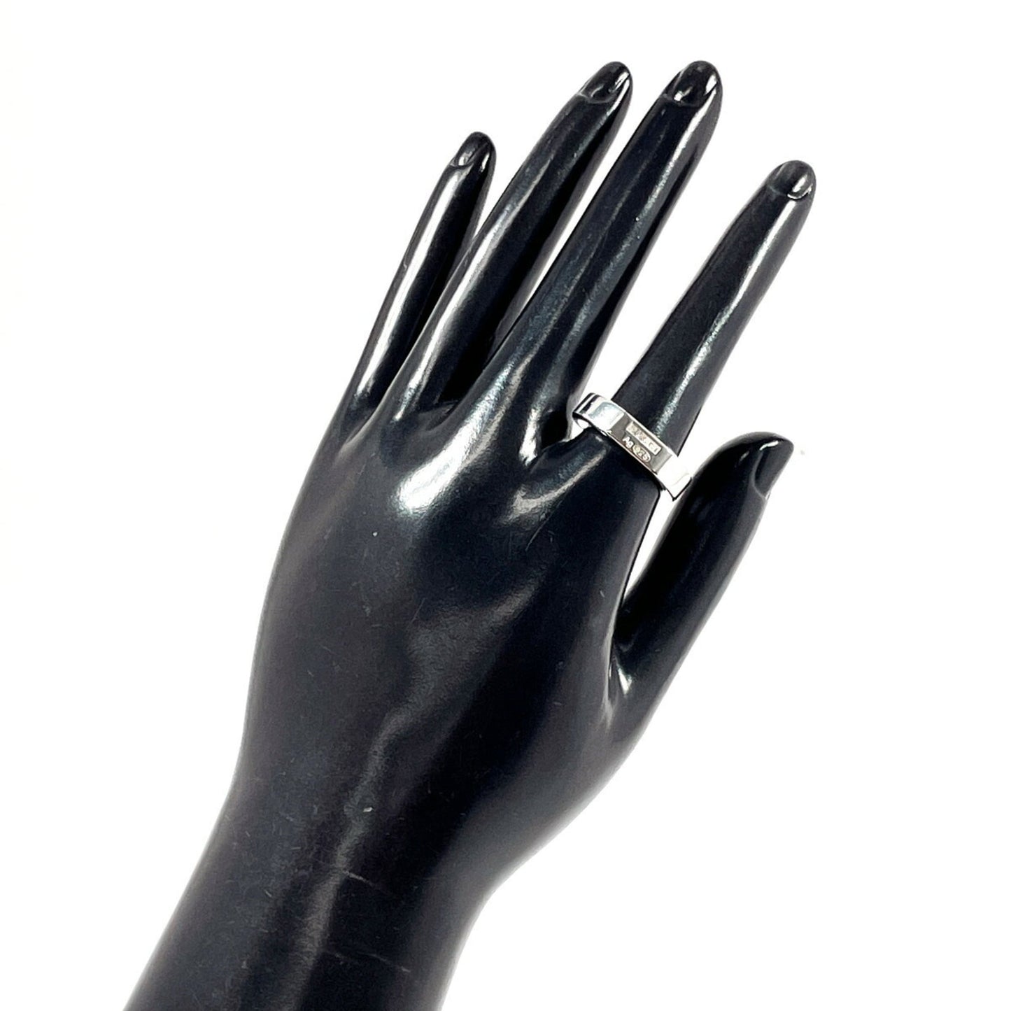 GUCCI Gucci Ring, Silver 925, Size 12, Unisex