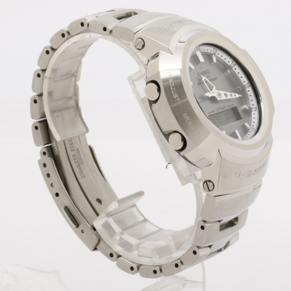 CASIO G-SHOCK FULL METAL AW-500 SERIES AWM-500D-1A8JF Gray Silver Stainless Steel Men's Watch — Like New