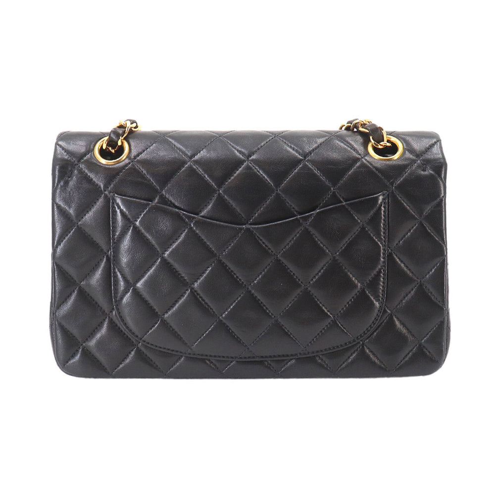 Chanel Matelasse 23 Chain Shoulder Handbag, Lambskin, Black, A01113, Gold Hardware — Like New