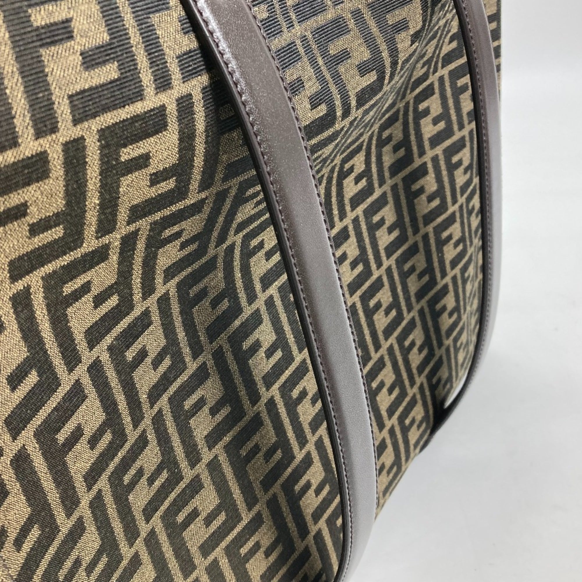 Fendi 7VA390 Crossbody 2WAY Shoulder Bag Hand Bag Tote Bag Brown Black — Like New