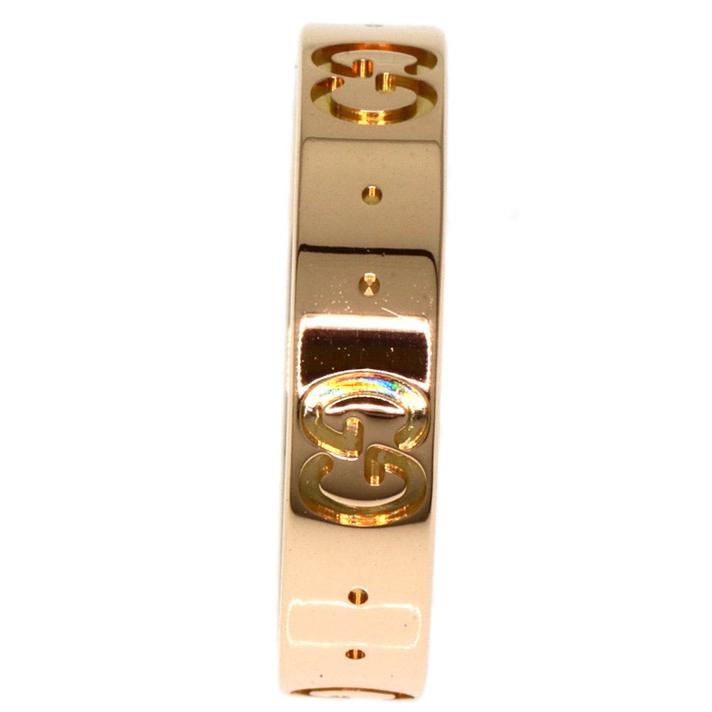 Gucci Icon #9 Ring, 18K Pink Gold, Women's, GUCCI