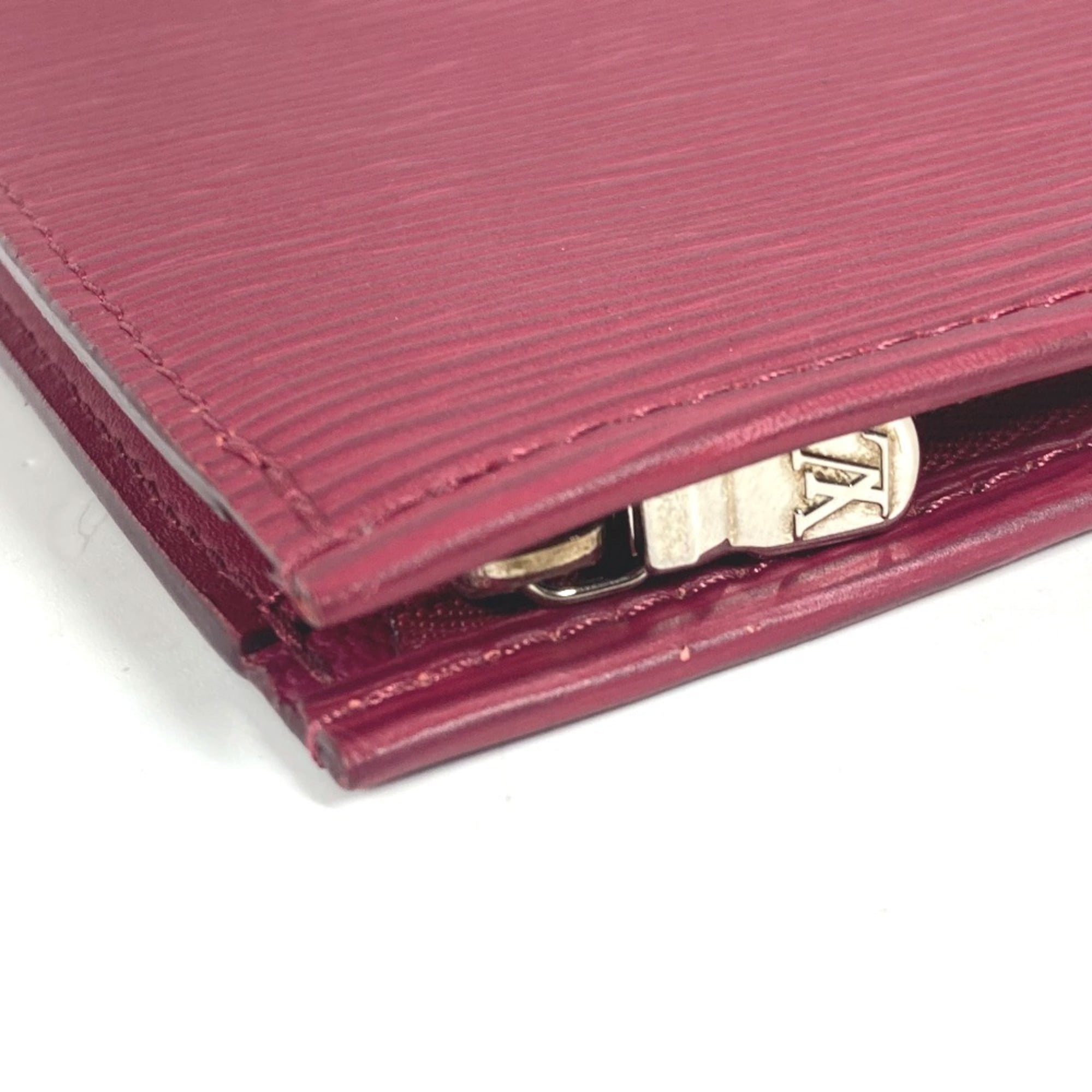 LOUIS VUITTON M41085 Epi Poche Toilette 26 Pouch Second Bag Clutch Leather Men's Women's Fuchsia Red Similar MO-241103-6 — Like New