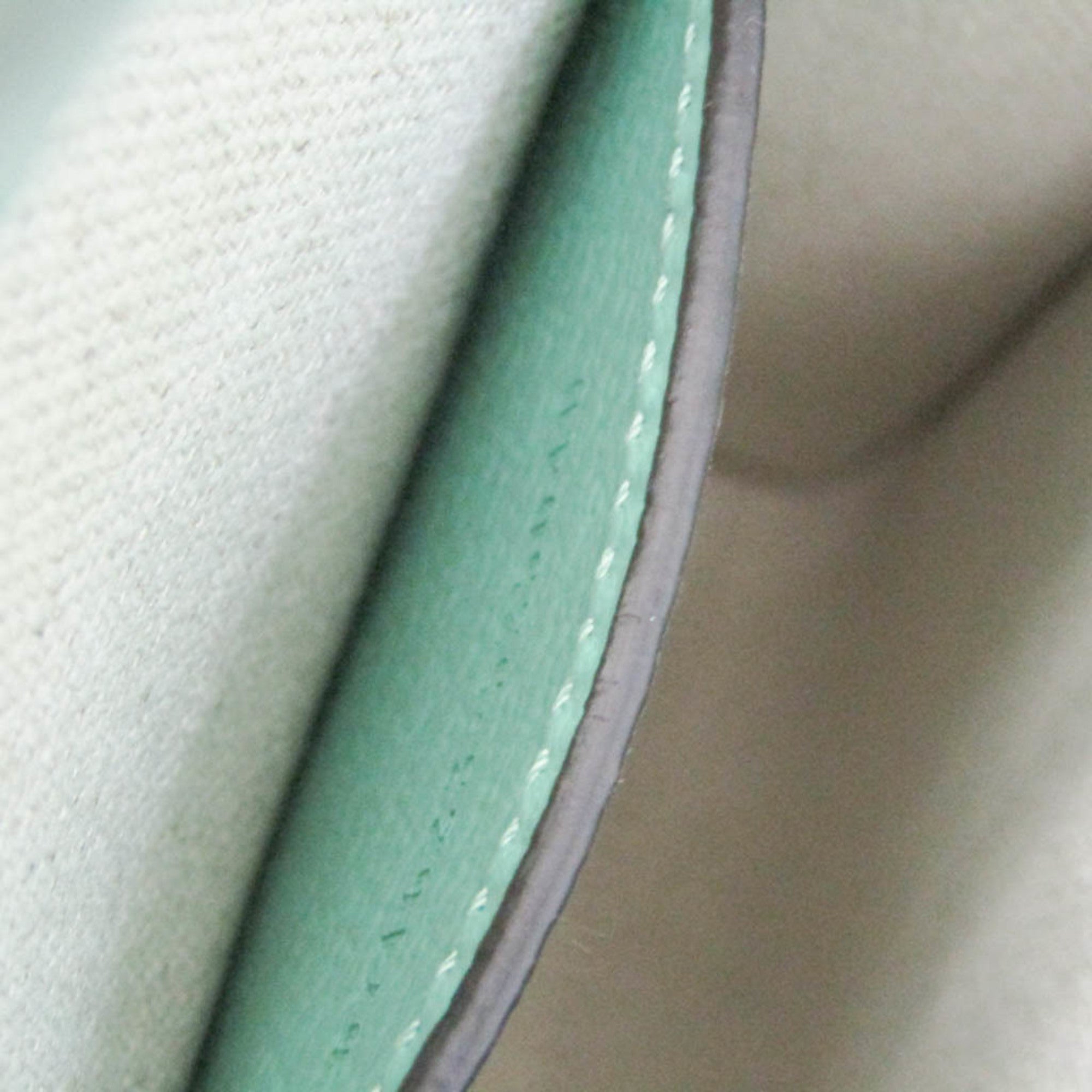 Gucci Jumbo GG 671623 Women's Canvas,Leather Handbag,Shoulder Bag Beige,Light Green — Like New