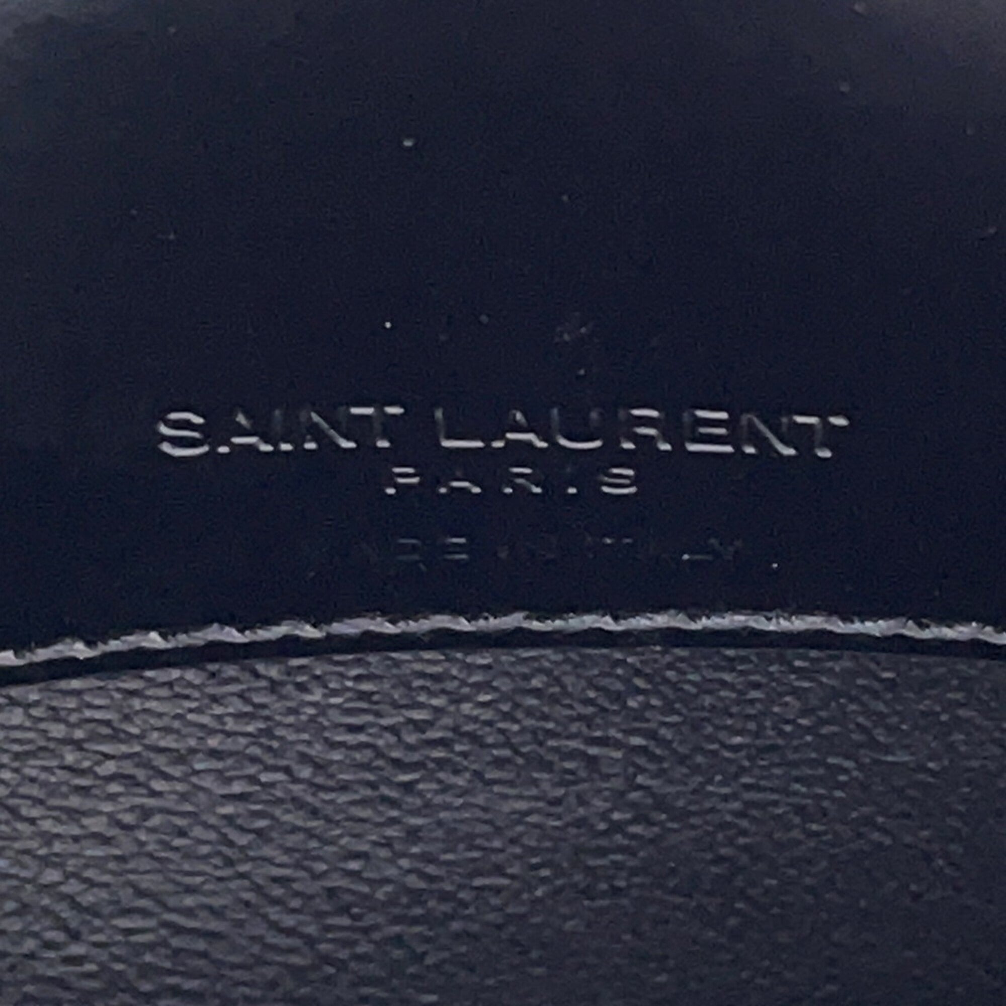 Yves Saint Laurent Saint Laurent Paris handbag, Sac de Jour, large, patent leather, 631526, SAINT LAURENT PARIS, 2-way shoulder bag, men's, black — Like New