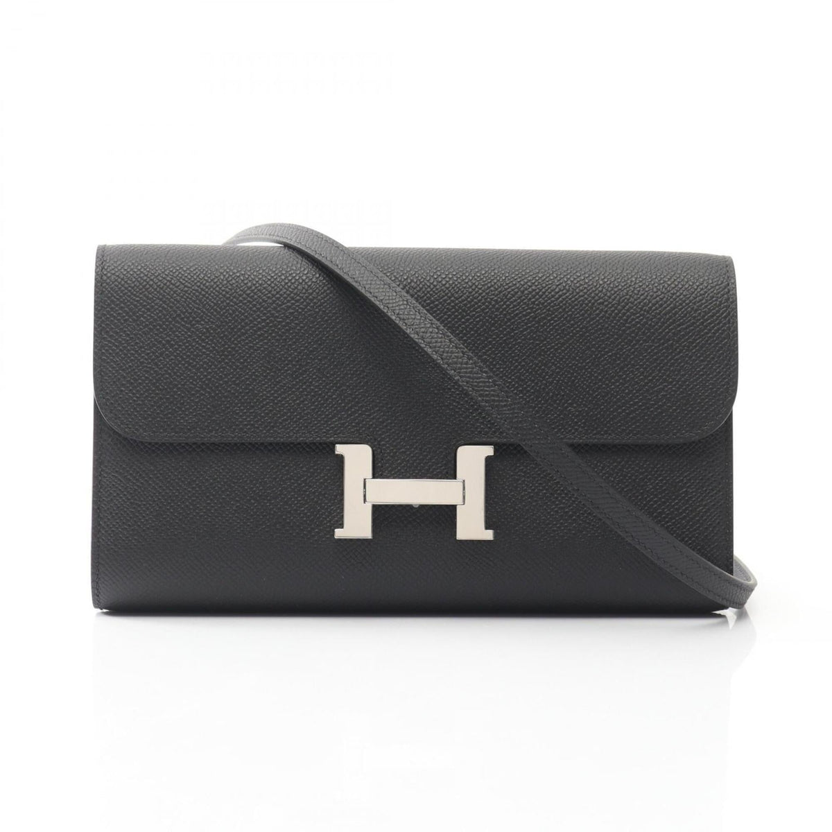 Hermes Constance Long To Go Shoulder Bag/Handbag, Veau Epsom Leather, Women's, Black — New - Store Return