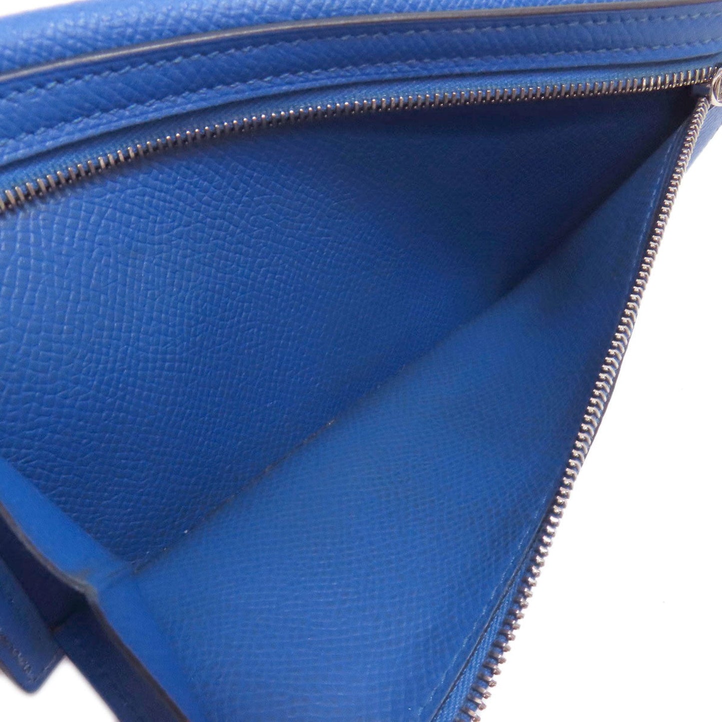 Hermes Hermès Bearn Soufflet Silver Hardware Long Wallet Epson Women's