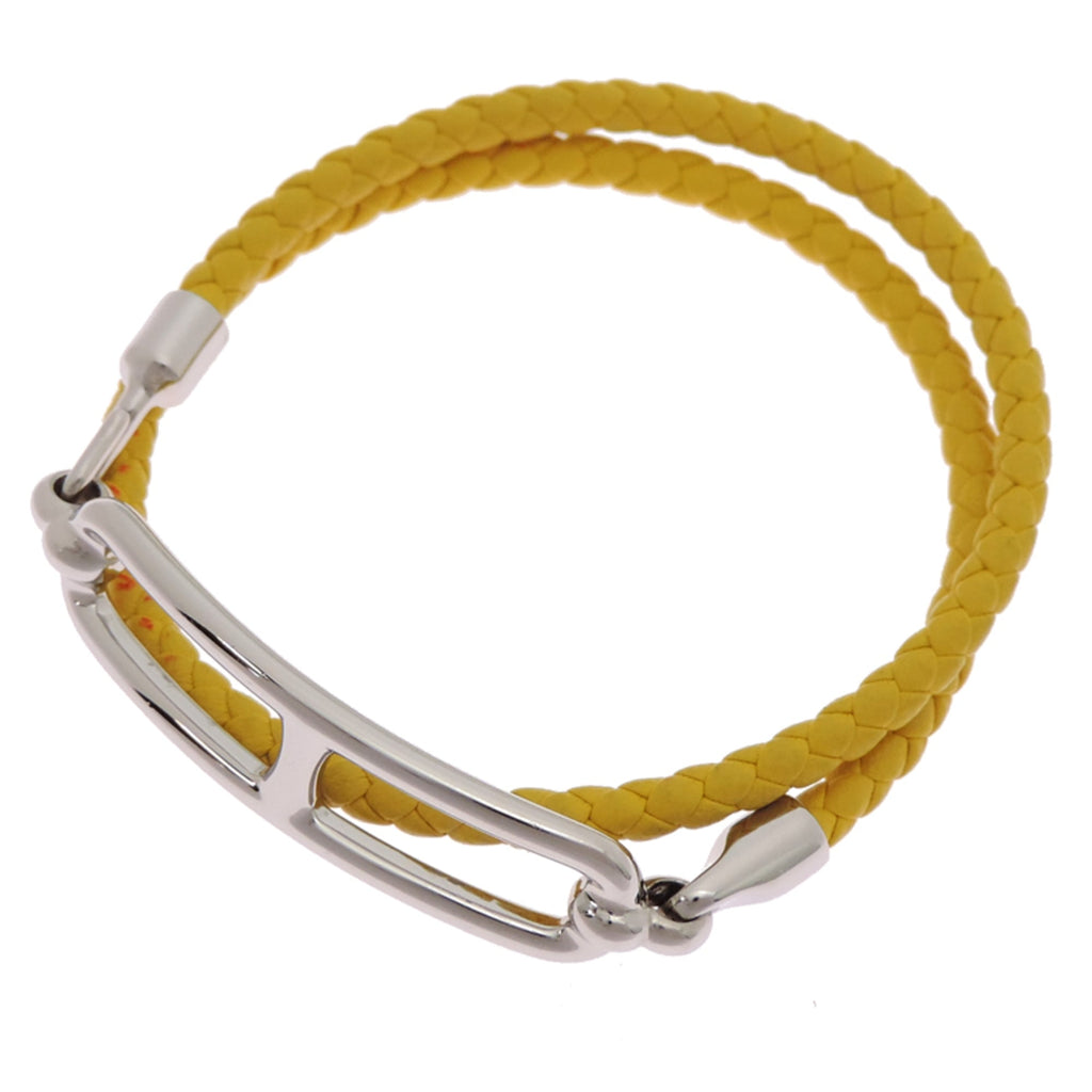 Hermes Hermès Luli Double Tour Women's/Men's Bracelet H071727 Metal Jaune (Yellow)