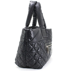 Chanel Coco Cocoon PM Small Tote Bag, Black Nylon with Mark, Women's, KM3144 — Like New