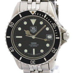 TAG HEUER 1000 Stainless Steel Quartz Mens Watch 980.013 — Good