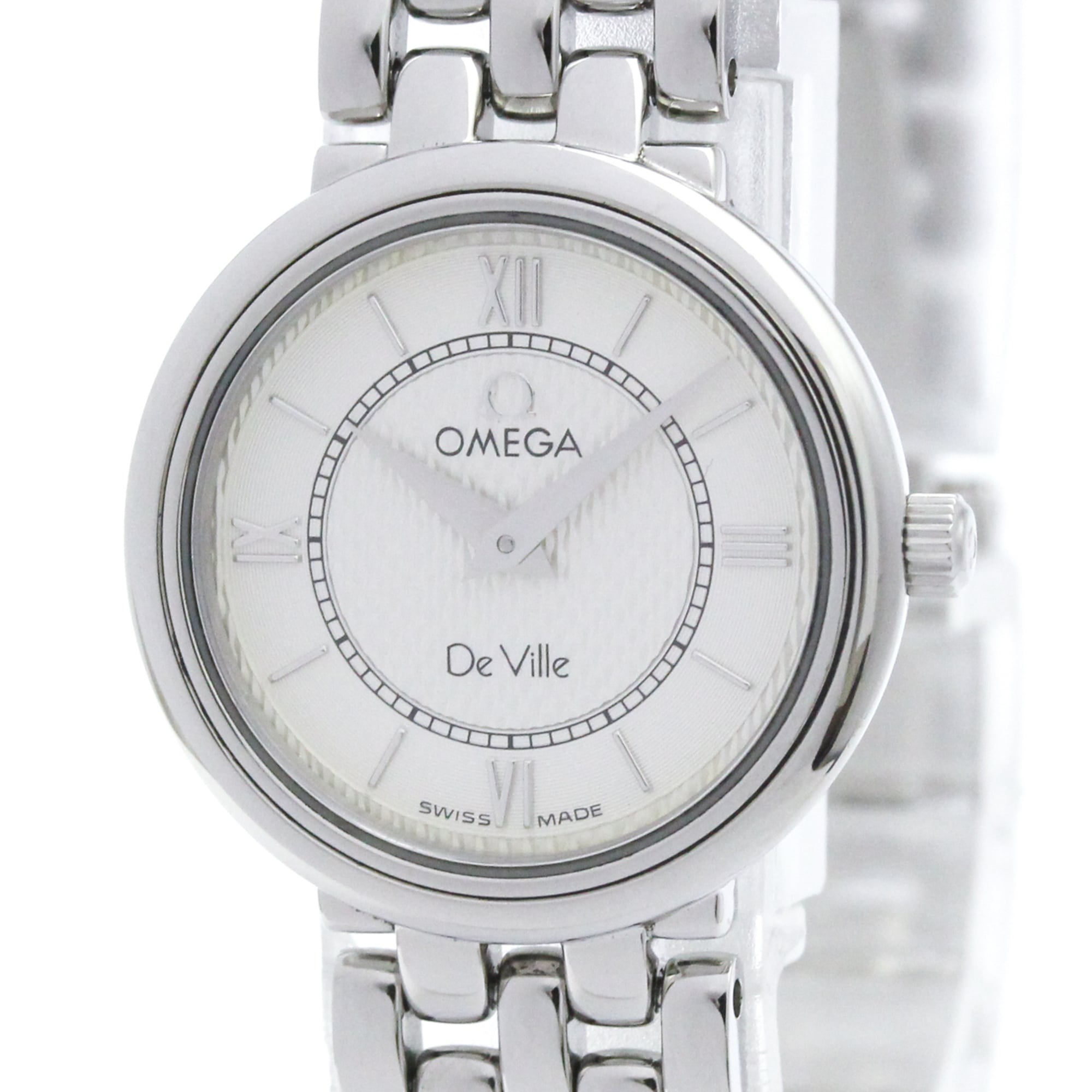 OMEGA De Ville Stainless Steel Quartz Ladies Watch 7574.31 Polished — Very Good