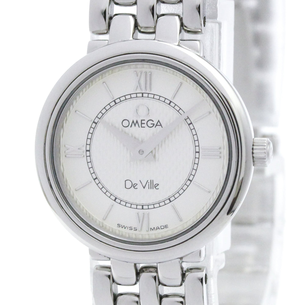 OMEGA De Ville Stainless Steel Quartz Ladies Watch 7574.31 Polished — Very Good