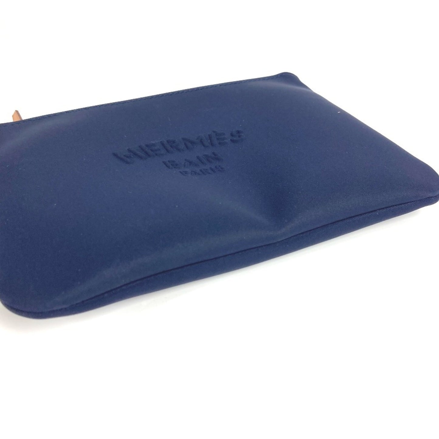 HERMES True Toilet Neoban PM clutch bag, makeup pouch, multi-purpose polyamide, men's and women's, navy