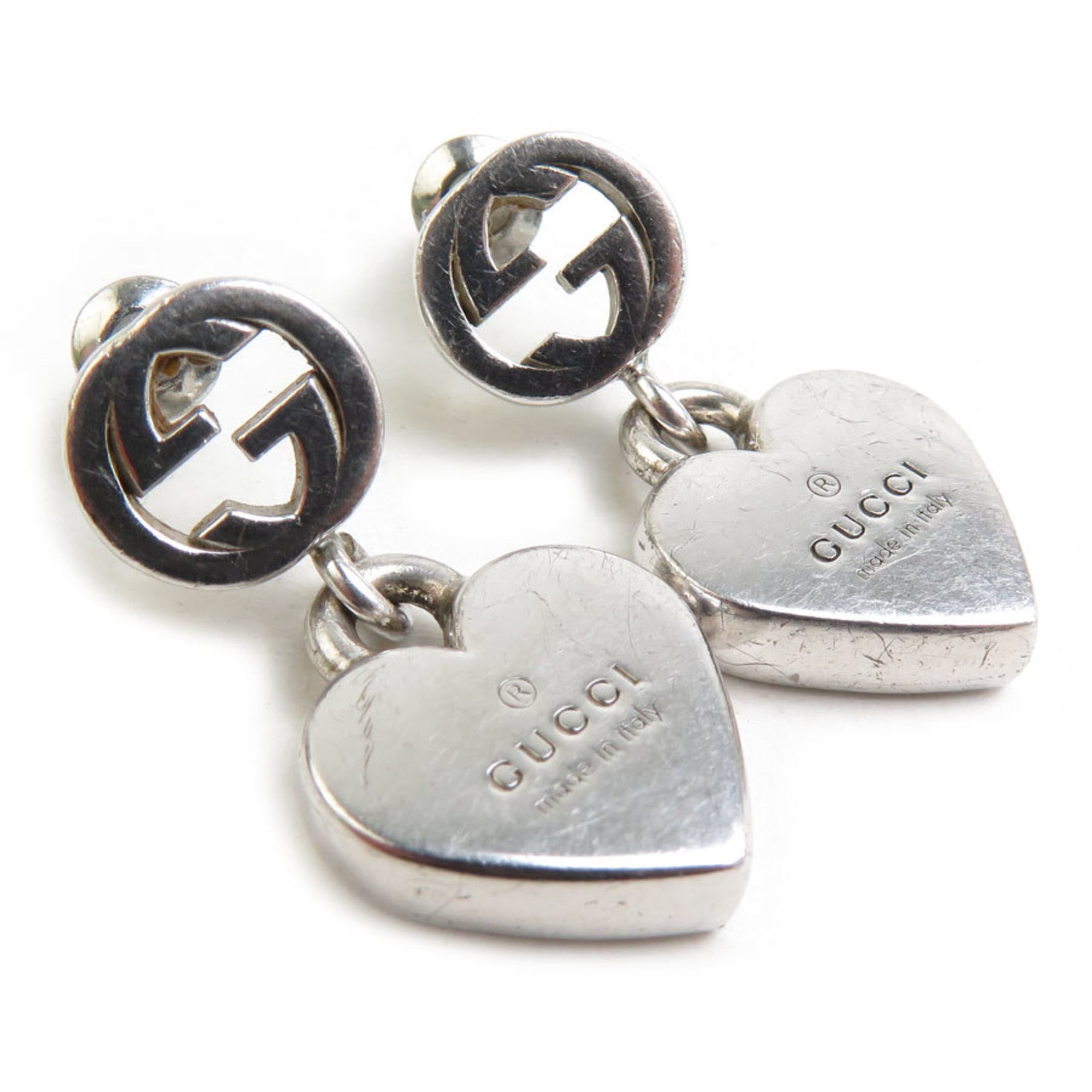 Gucci earrings in 925 silver for women (h31828a)