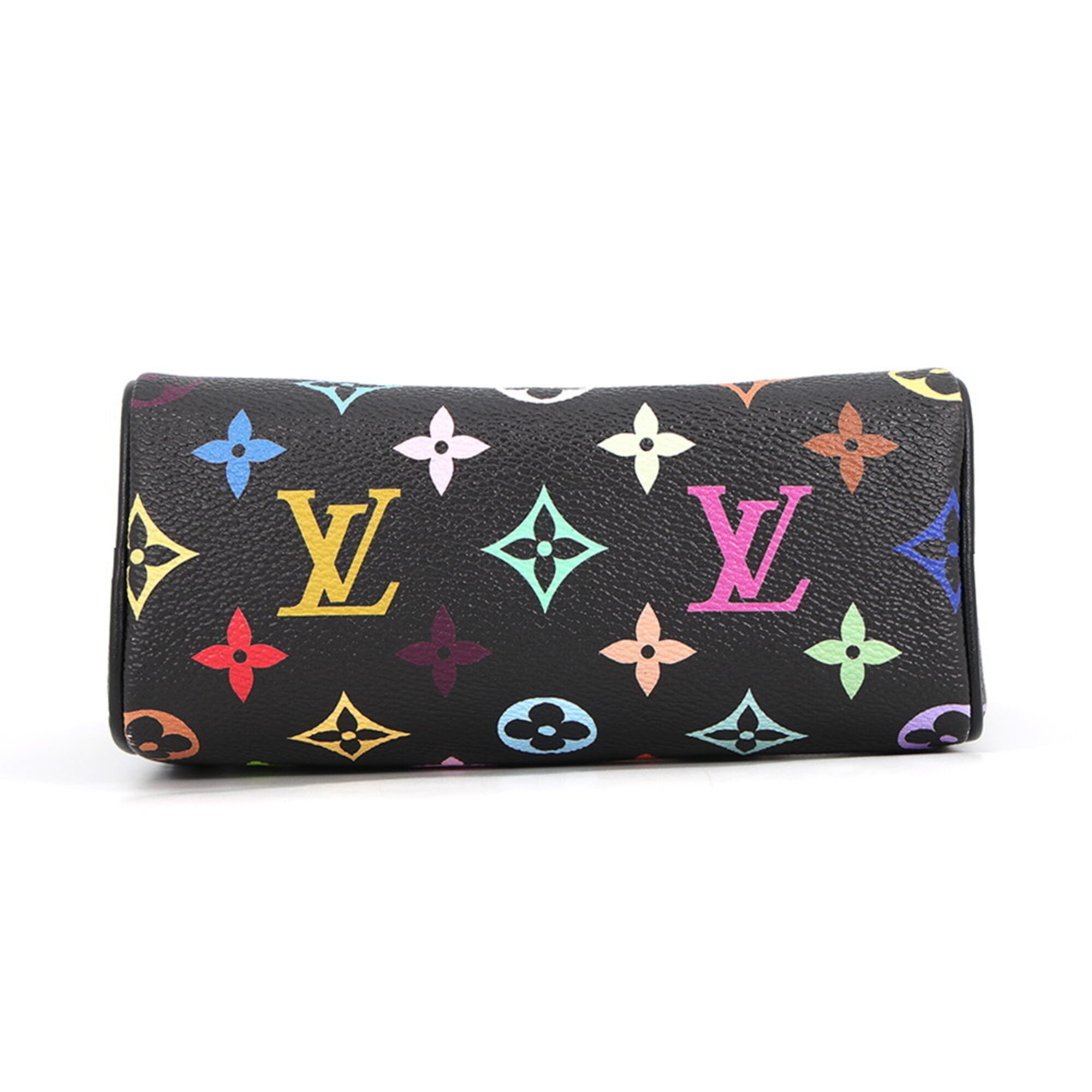 Louis Vuitton handbag, Monogram Multicolor LV X™ Nano Speedy M13406, 2-way design by Takashi Murakami, black, handbag for women, LOUIS VUITTON — Like New