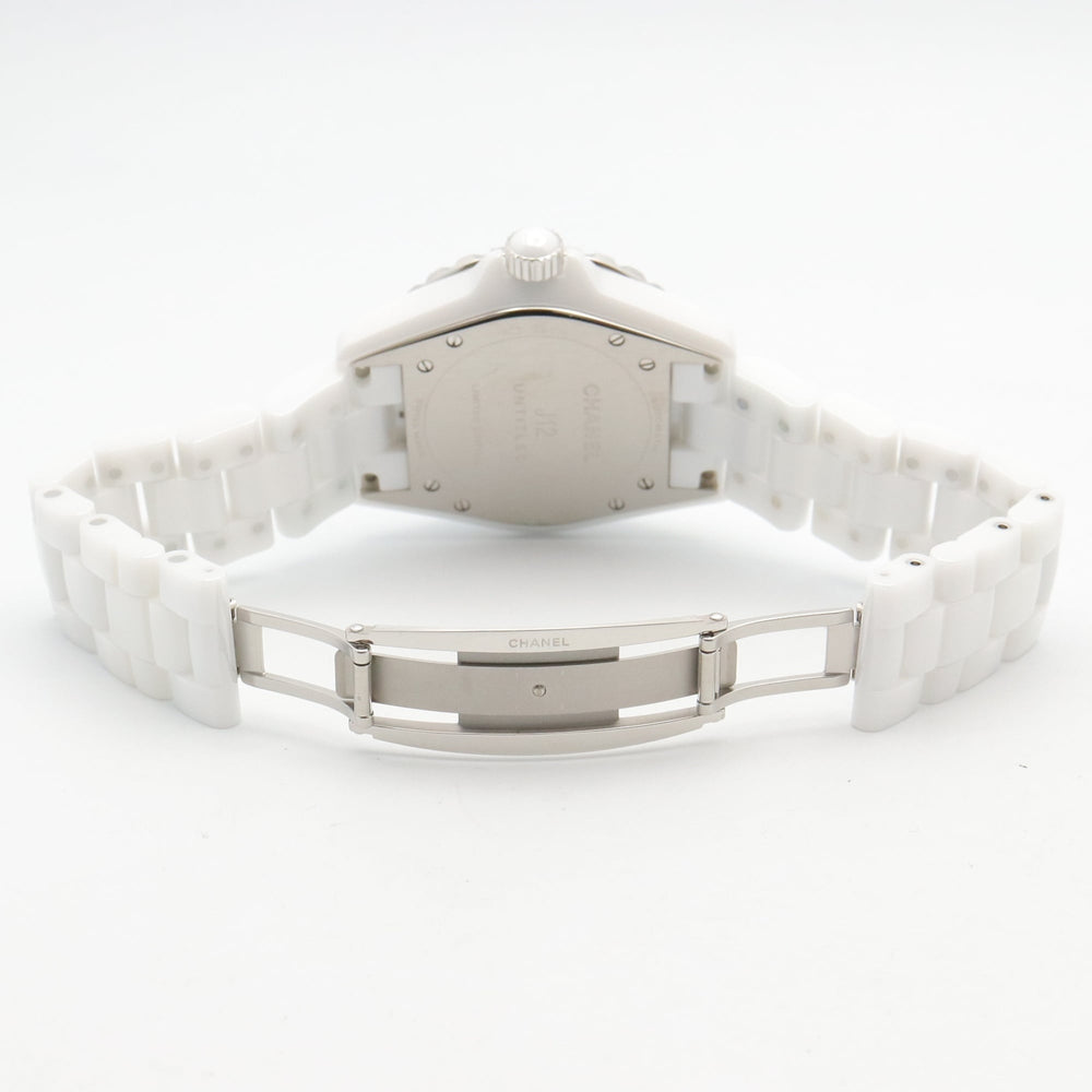 Chanel J12 Untitled Ceramic Men's Watch, White (H5582) — Very Good