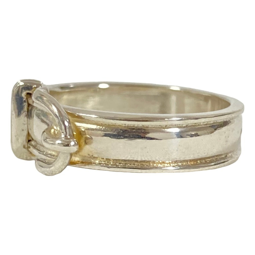 HERMES Vintage Ceinture Ring, 925 Sterling Silver (Equivalent Size), Men's/Women's — Like New