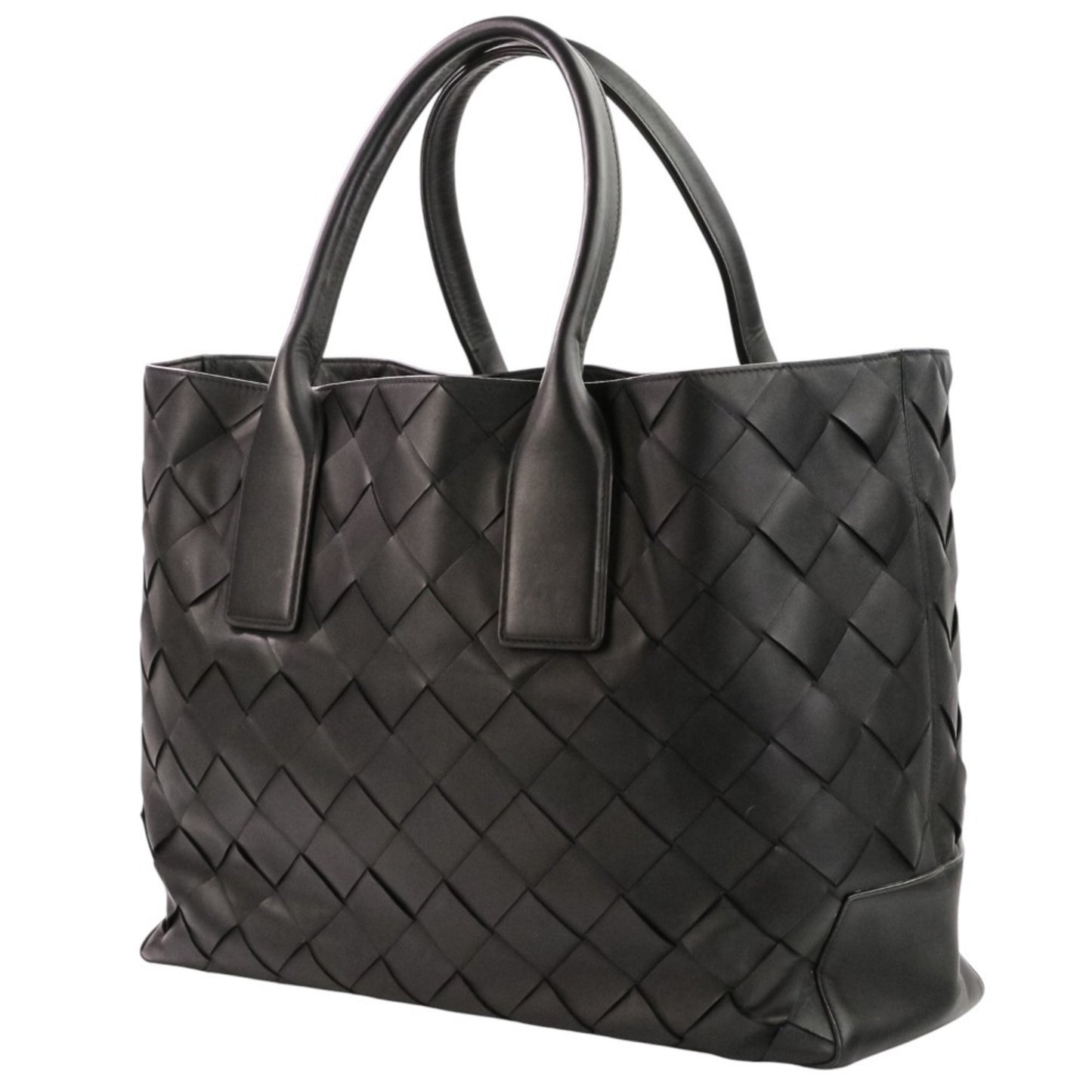 BOTTEGA VENETA Maxi Intrecciato Tote Bag 629888 Black Men's