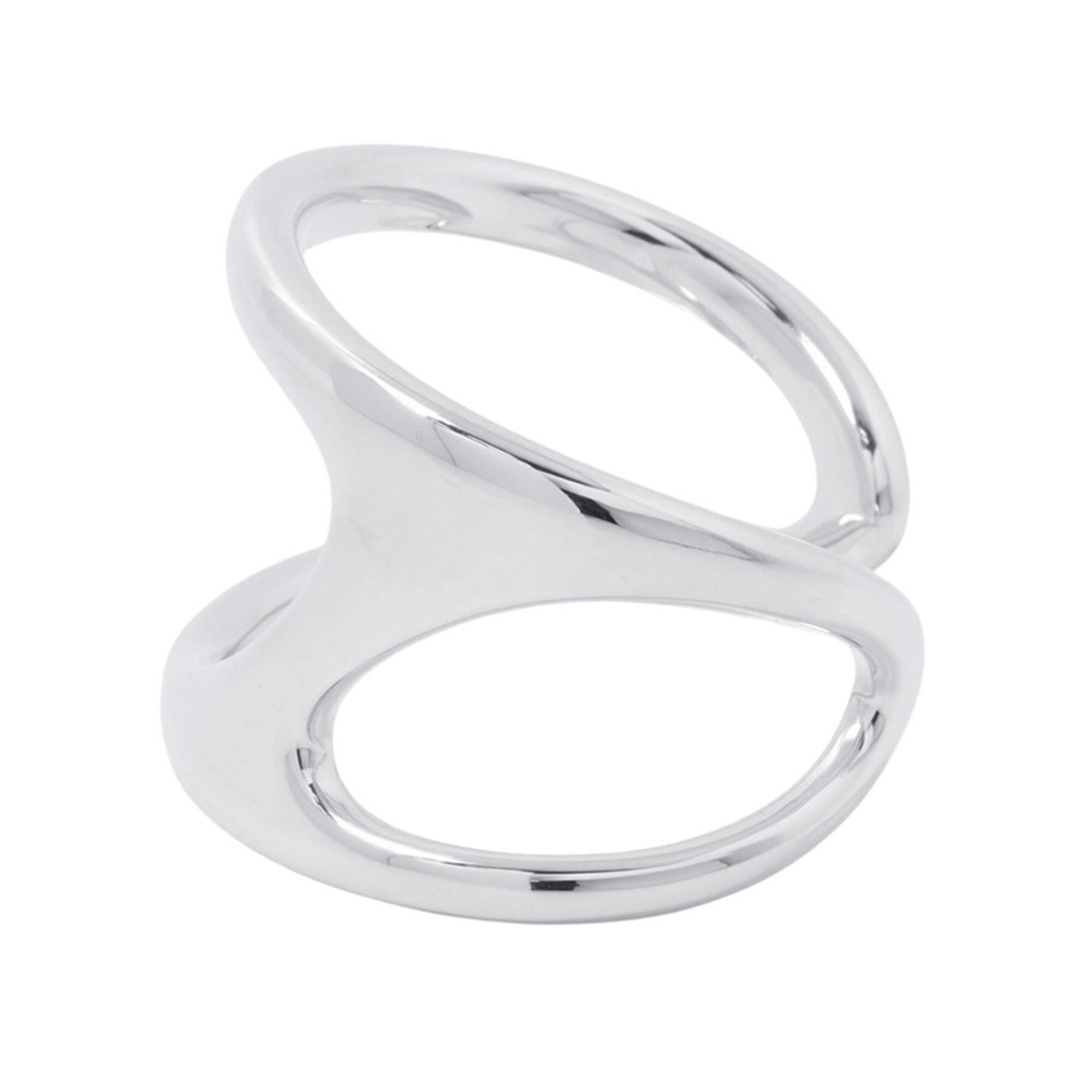 Hermes Chaine d'Ancre Punk Bangle GM SV925 Silver Size 14 HERMES — Like New