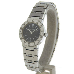 BVLGARI Bzero1 Watch, BZero1 BB23SS, Stainless Steel, Quartz Movement, Analog Display, Black Dial, Women's — Good