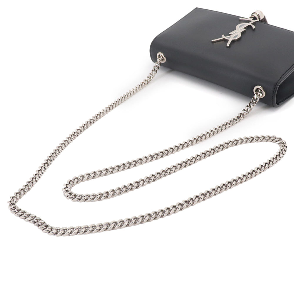 Saint Laurent Kate Small Chain Shoulder Handbag, Leather, Black, 474366 — New - Store Return