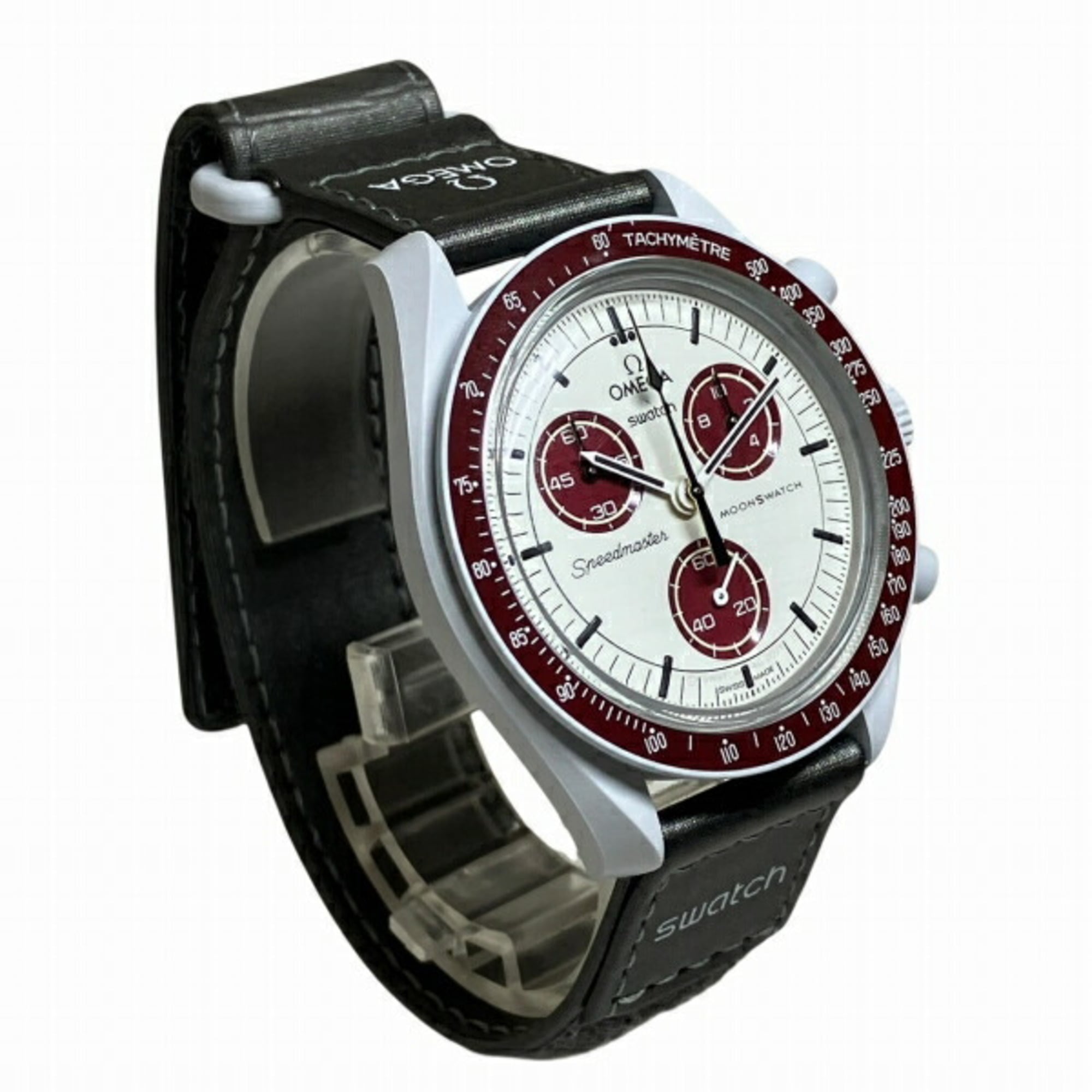 Omega x Swatch MoonSwatch Mission to Pluto SO33M101 Quartz Watch Men's — Good