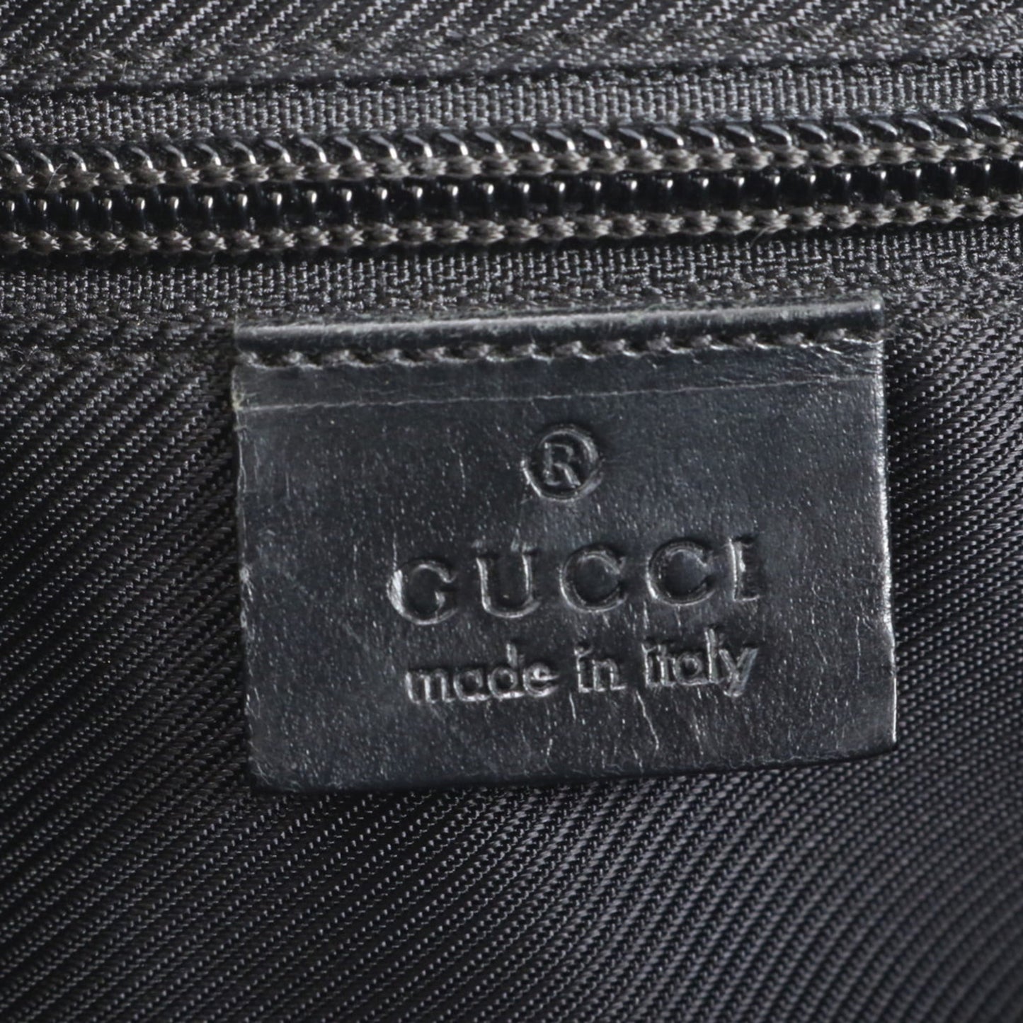 Gucci GG Canvas 019 0426 Leather Tote Bag Shoulder Handbag Black Women's