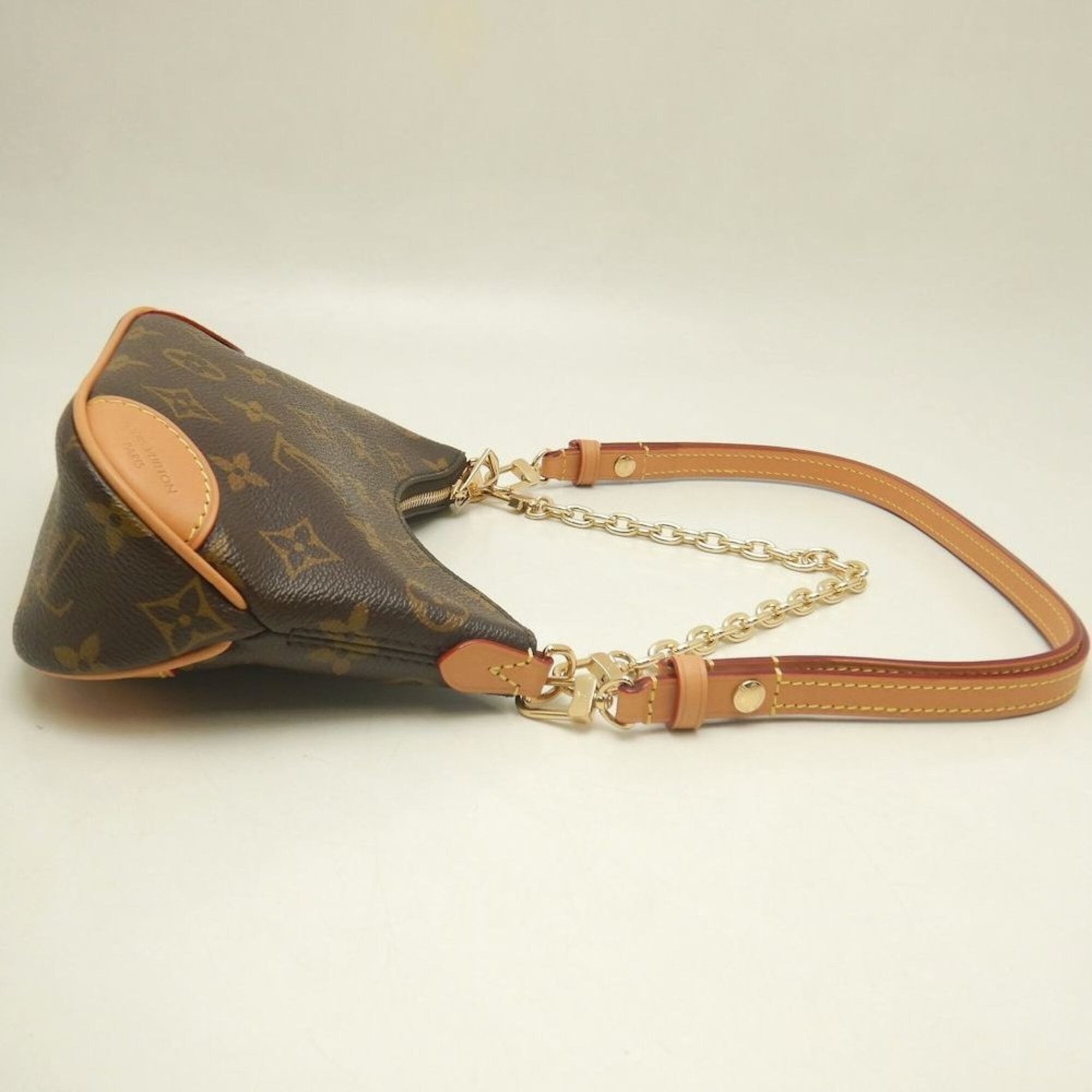 LOUIS VUITTON Louis Vuitton Monogram Nano Boulogne M25519 Shoulder Bag Brown Women's 253989 — Like New