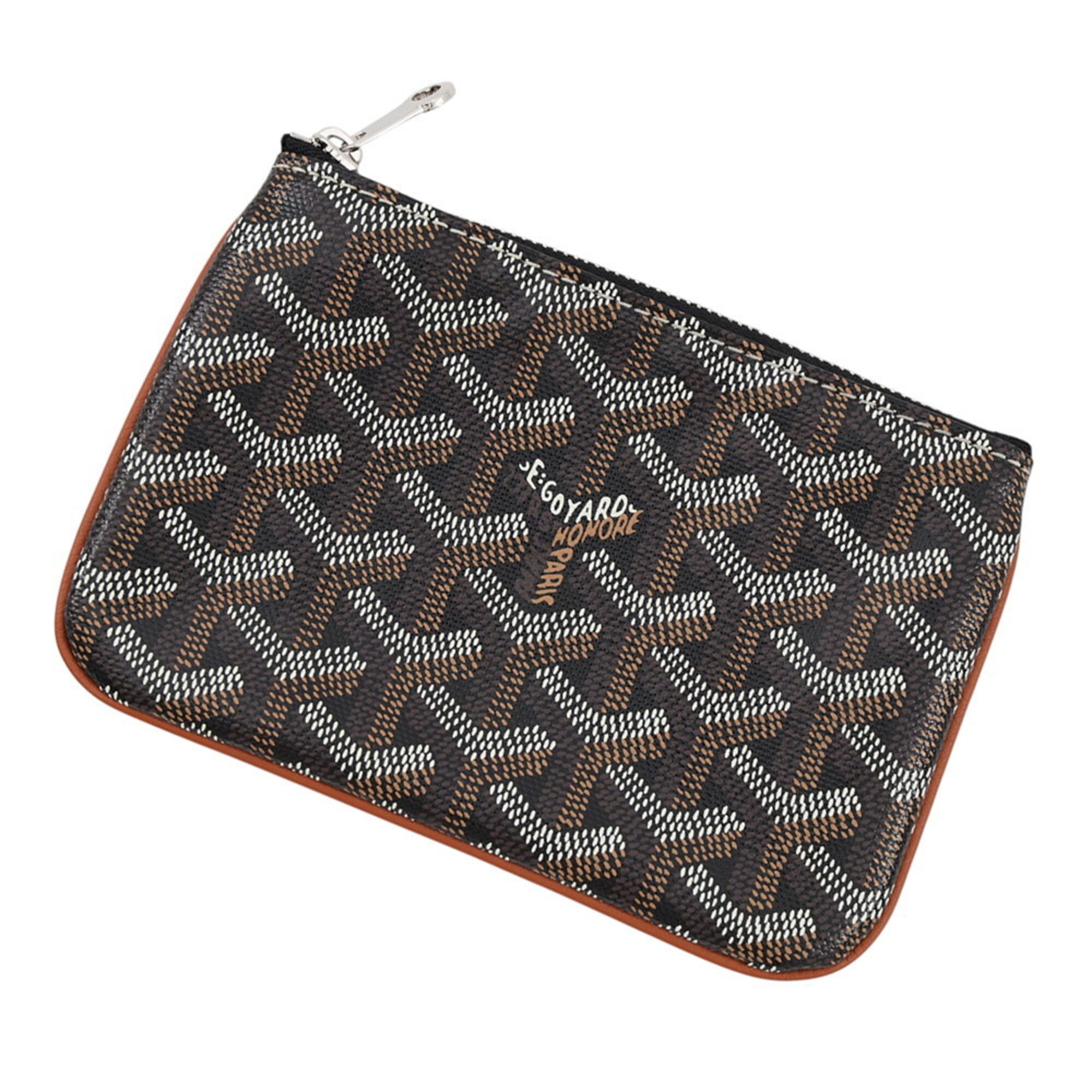 Goyard handbag pouch Sena mini leather SENAT2MINTY01CL03P GOYARD coin purse business card holder/card case — Like New