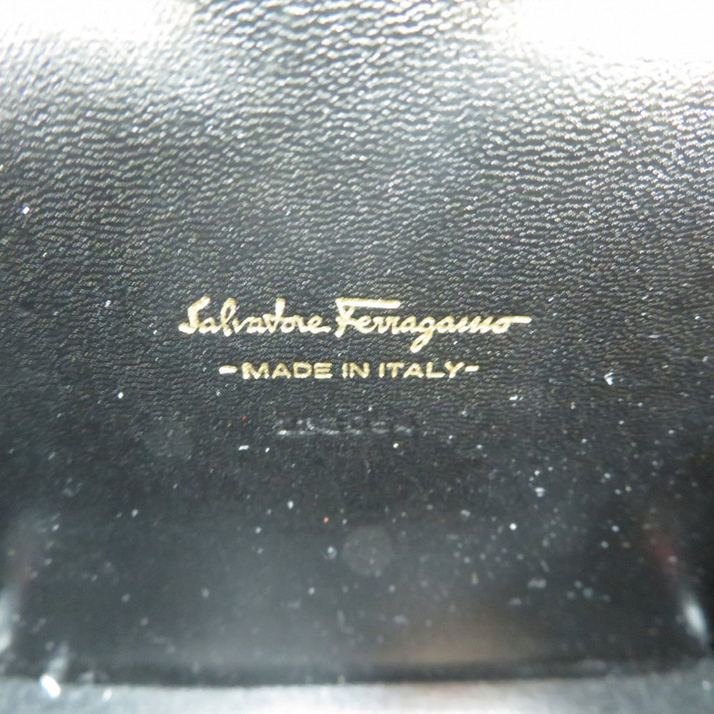 Excellent condition Salvatore Ferragamo Vara Ribbon embossed lizard red shoulder bag 223354 with gold chain. Item number 0018. Ferragamo.