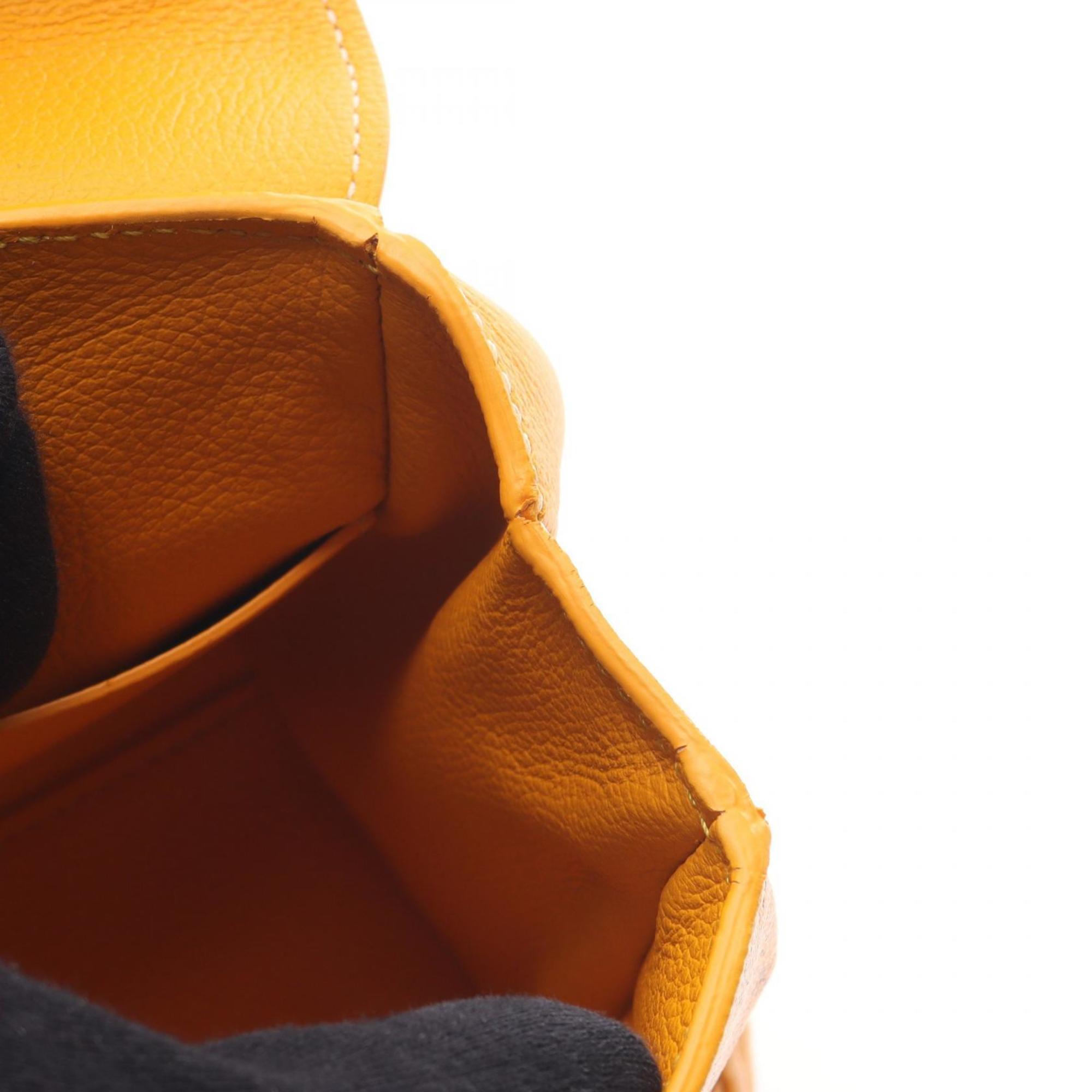 Goyard Saigon Mini Handbag, Coated Canvas and Leather, Women's, Yellow Multicolor, SAIGONMINTY08CL08P