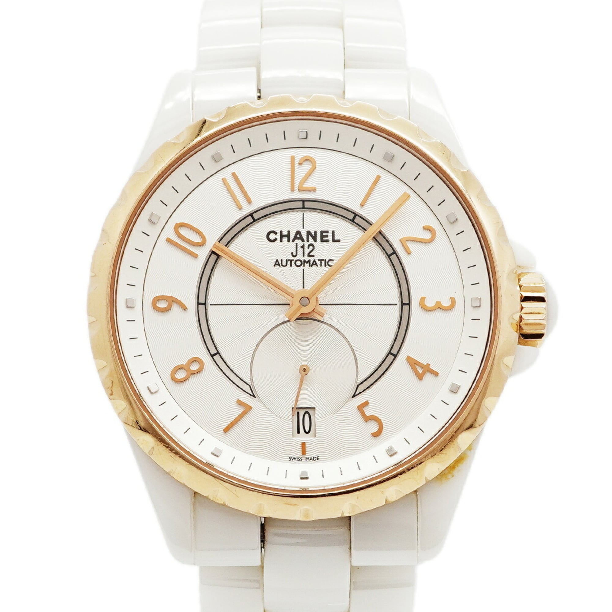 Chanel J12-365 H3839 Silver Dial Watch (Men's & Women's) — Good