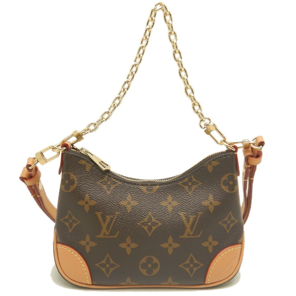 LOUIS VUITTON Louis Vuitton Monogram Nano Boulogne M25519 Shoulder Bag Brown Women's 253989 — Like New