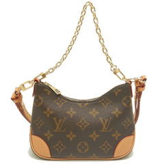 LOUIS VUITTON Louis Vuitton Monogram Nano Boulogne M25519 Shoulder Bag Brown Women's 253989 — Like New