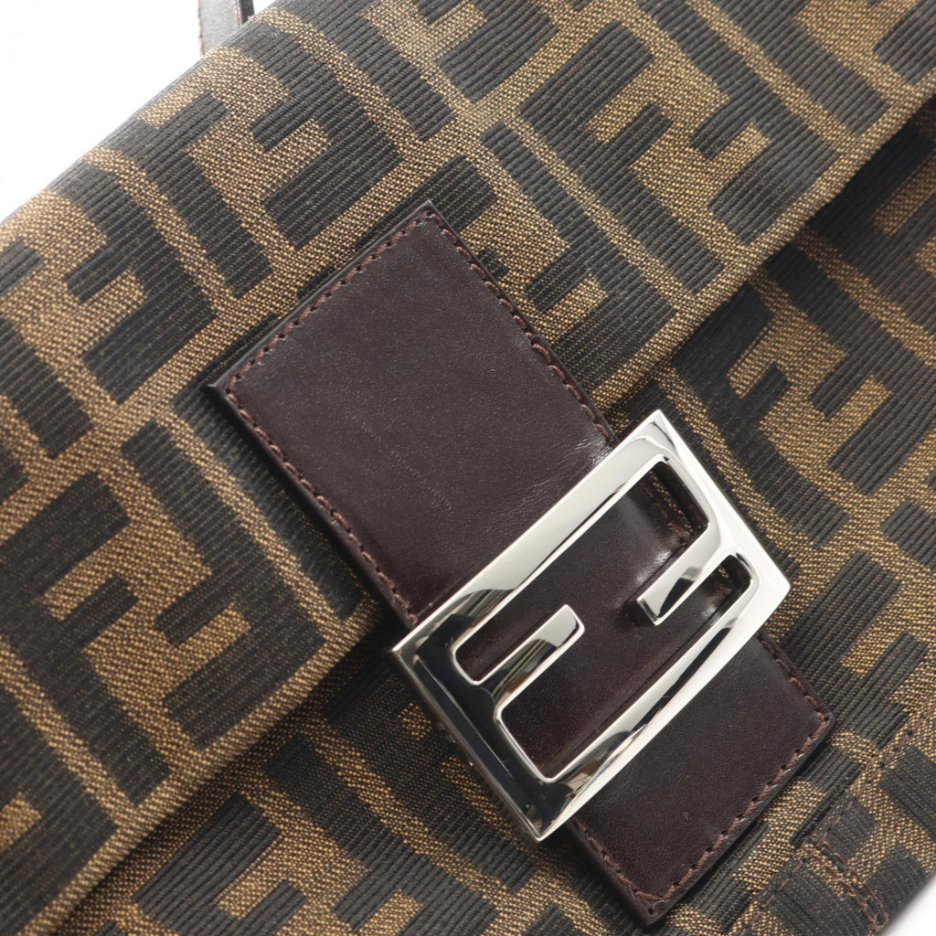 Fendi Mamma Bucket Zucca Handbag, Canvas and Leather, Women's, Brown