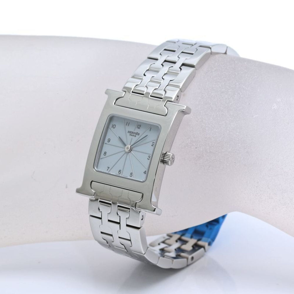 HERMES H-Watch HH1.210.632/4804 Women's Watch Stainless Steel /40407 — Very Good