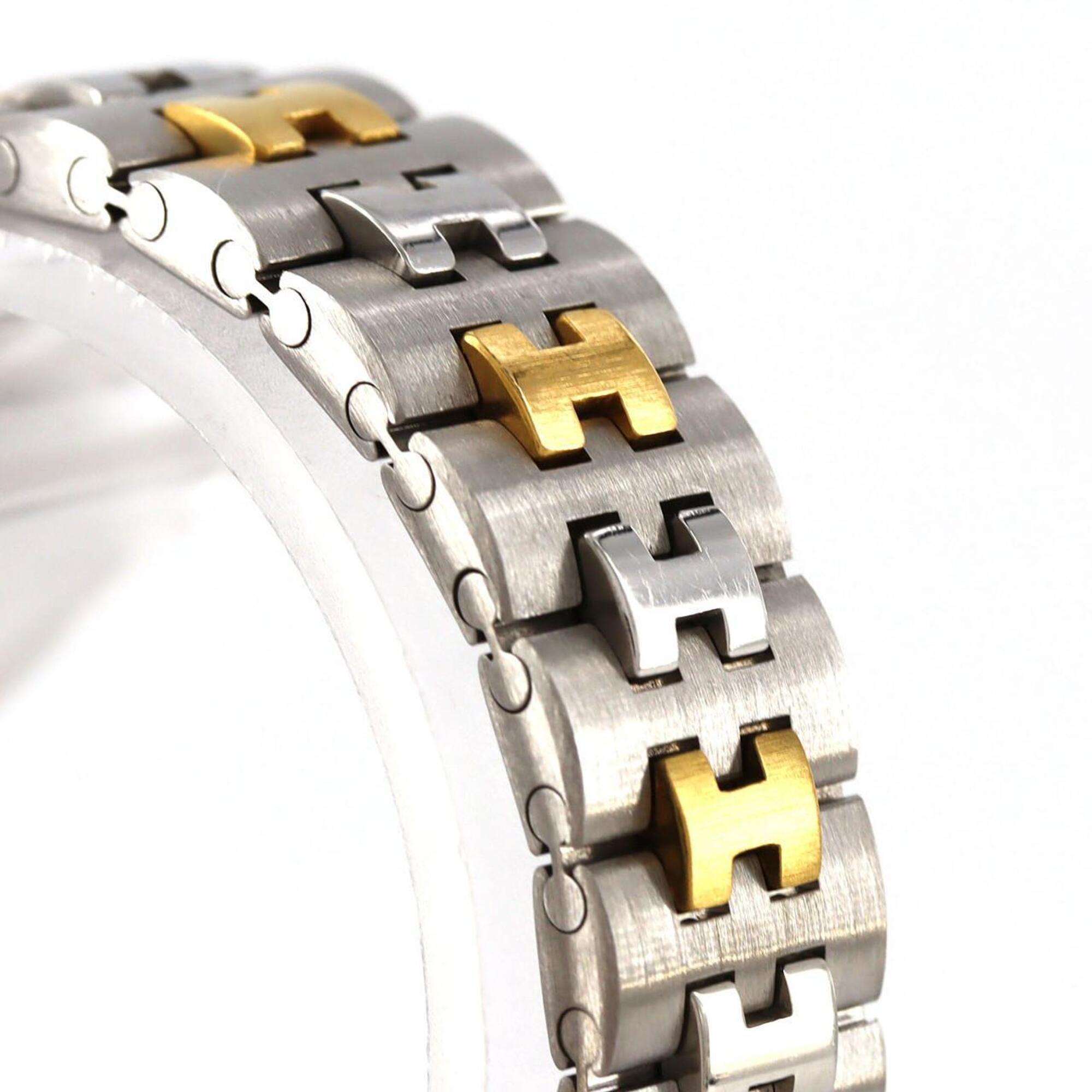 Hermes Olympia Combination SSxGP Quartz Watch — Good
