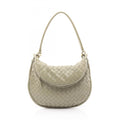 Bottega Veneta Gemelli Intrecciato Leather Shoulder Bag, Women's, Khaki