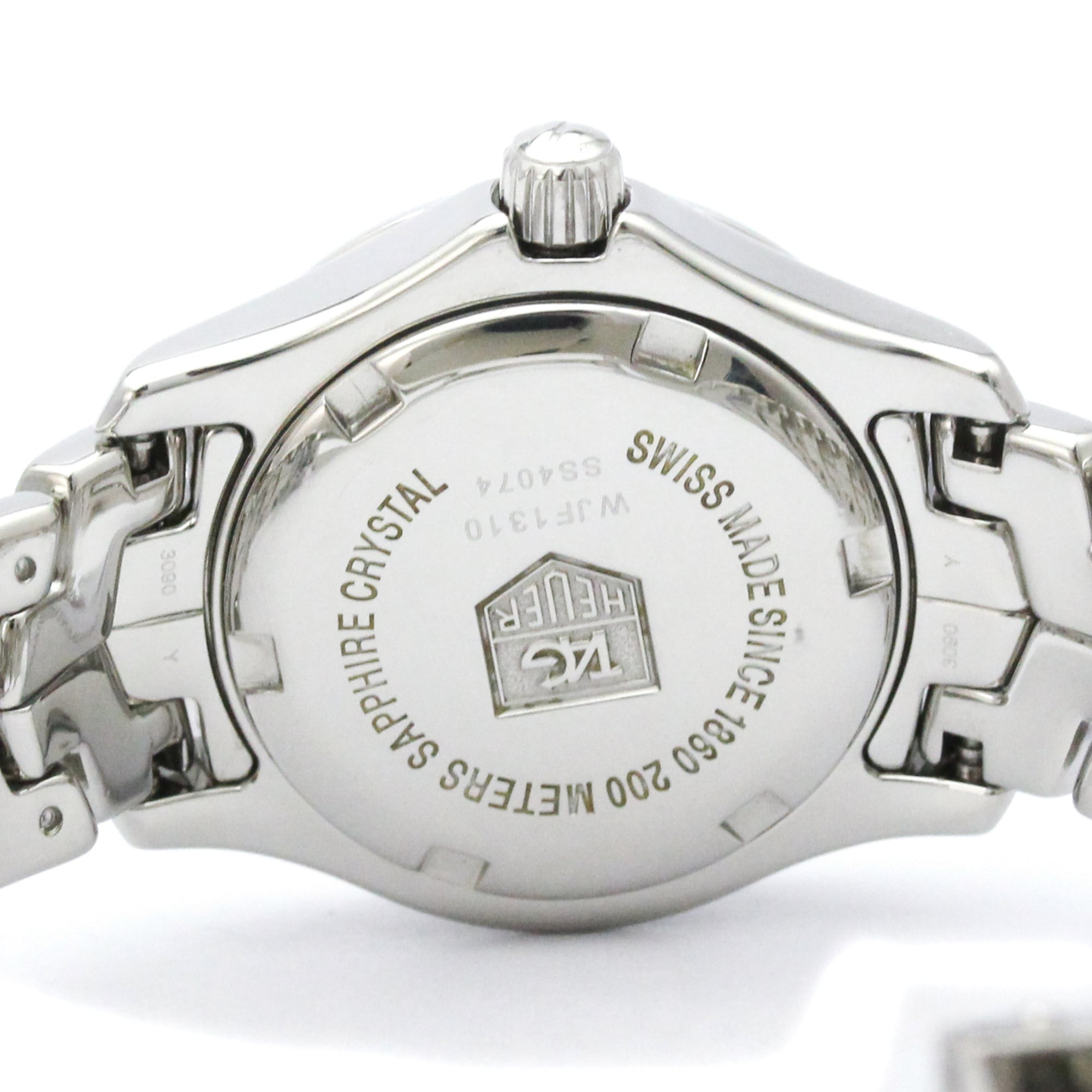 TAG HEUER Link MOP Dial Steel Quartz Ladies Watch Polished — Very Good