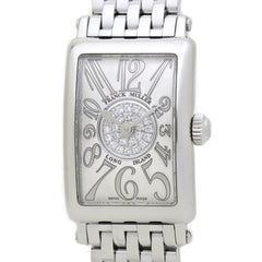 FRANCK MULLER Long Island Petite Pastille 802QZRELCD1P Diamond Stainless Steel Women's Watch 39899 — Very Good